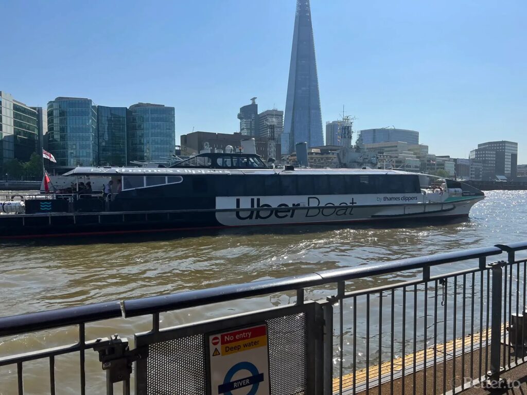 Uber Boat by Thames Clippers - Tower Pier