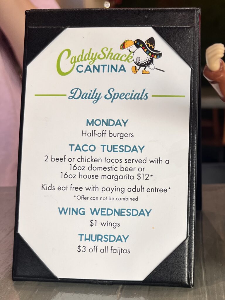Caddy Shack Cantina